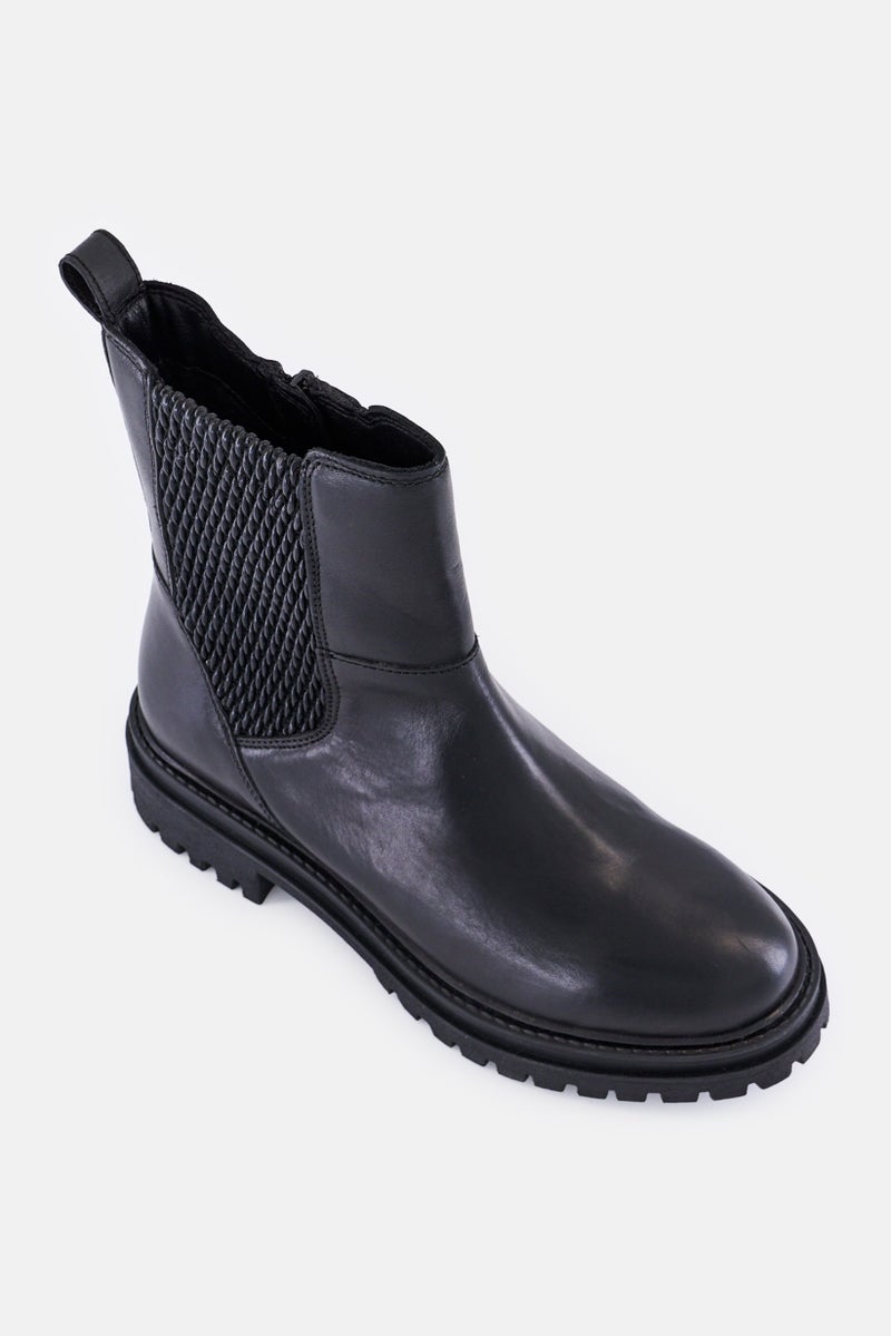 GEOX Women Iridea Zip Up Ankle Boots, Black - Image 1