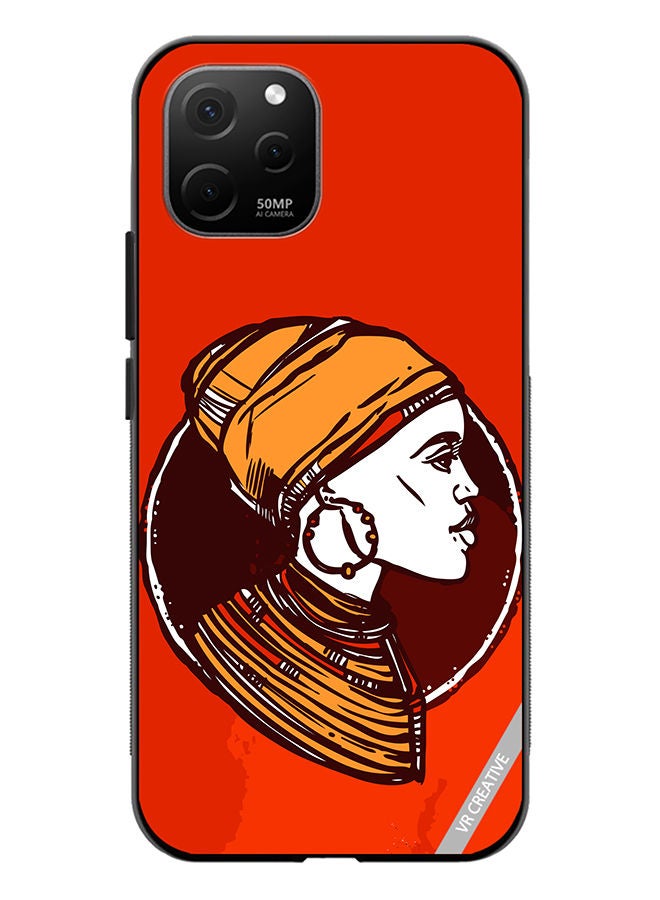 VR CREATIVE Protective Case Cover For Huawei Nova Y61 African Woman Design Multicolour - Image 1