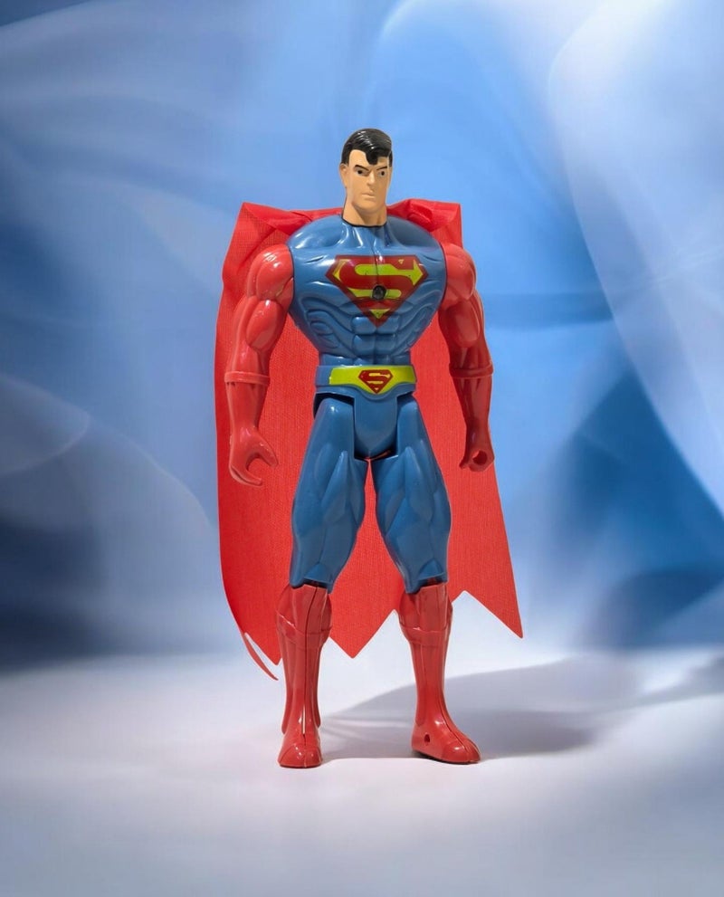 The Super Heroes Classic Superman Action Figure Toy  – 22cm High-Detail Kids Articulated Figurine - Image 1