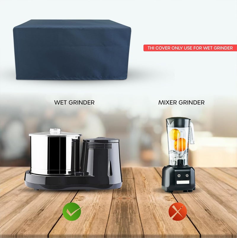 CRASOME Dust Proof Washable Wet Grinder Cover for 2 Litre Table Top Lakshmi Prestige PWG 07 Vidiem Vision CSMBJ Blue - Image 5
