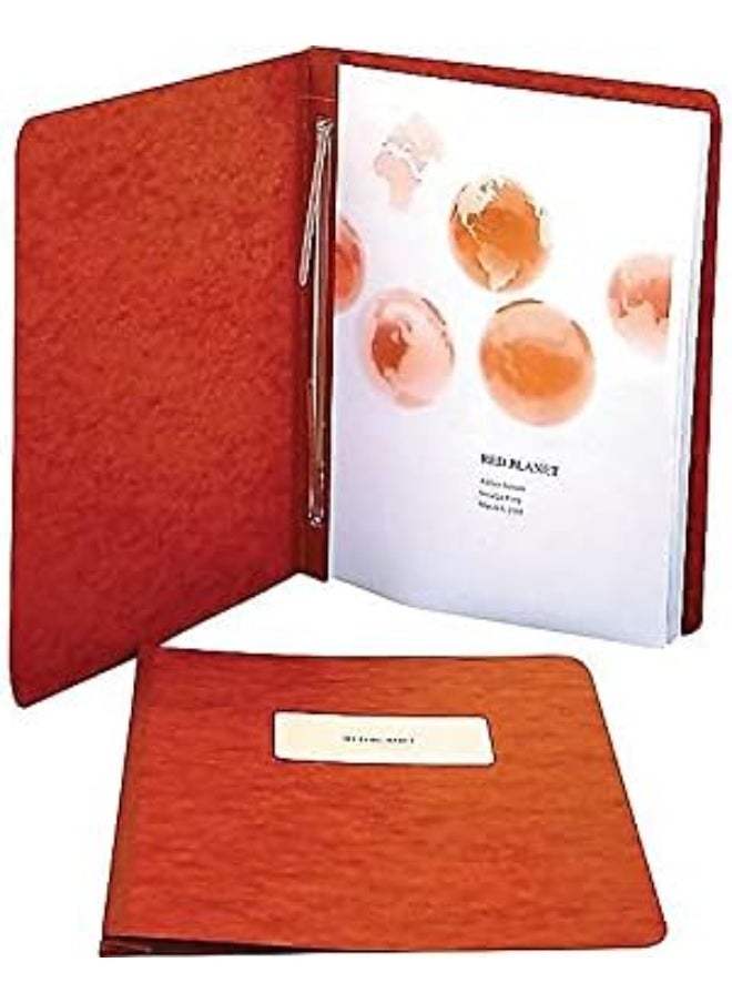 ACCO Acco Brand 25978 Pressboard Report Cover, Prong Clip, Letter, 3" Capacity, Red  - Image 2