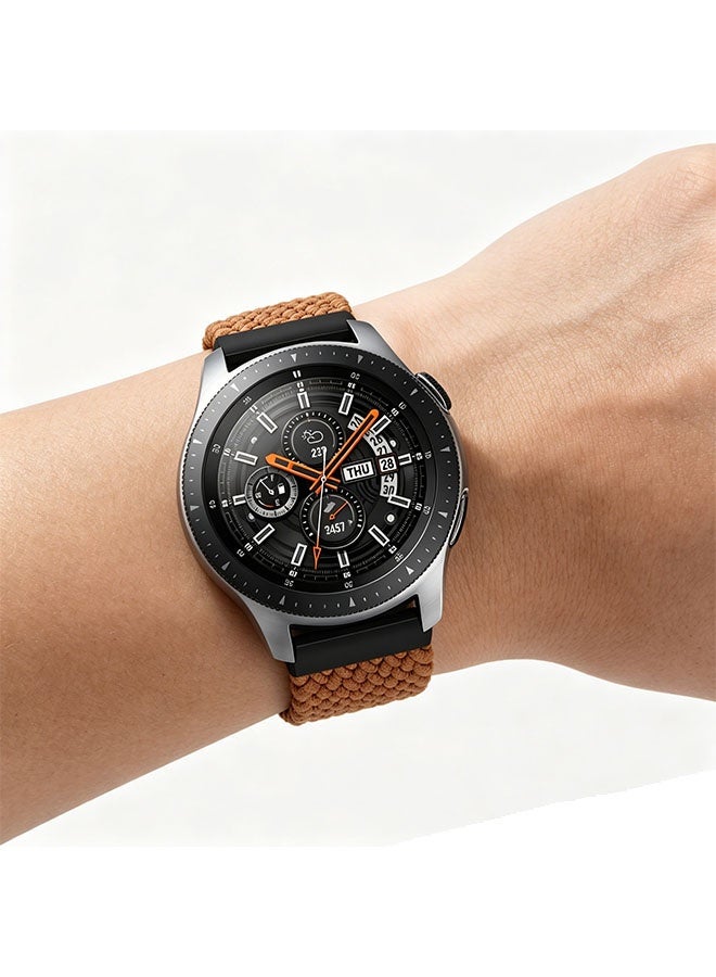Happy D 2PCSAdjustable & Breathable Woven Nylon Band | Compatible with Huawei GT 5/GT 4 & Watch 4, Garmin Venu 3/Vivoactive 4, Amazfit GTR 4/GTR 3 | 22mm Quick Release Watch Strap (No Watch) - Image 5