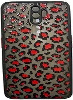 For Oppo A5 2020/A9 2020 Back Cover Tiger (Camera Prominence Protector) Frame Silicone High Quality For Easy Grip Phone 2024 Design By Mahoulgy 2 Red Color Dots