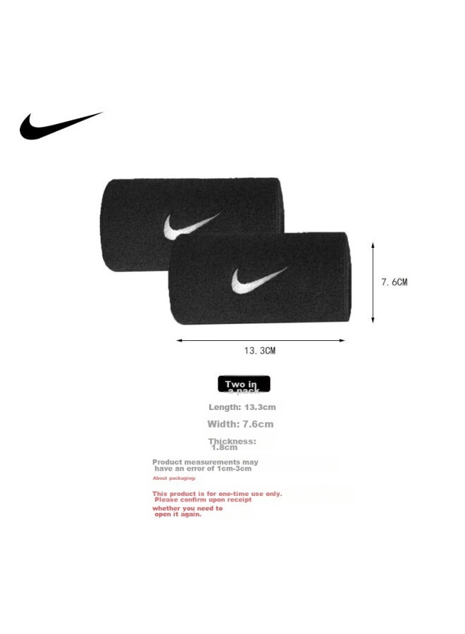 Nike Nike Sports Wristband, Olympic Zheng Qinwen Champion Edition, Sweat-absorbing Wristband, Sweat-wiping Protective Gear, Nnn05010os, Black - Image 3