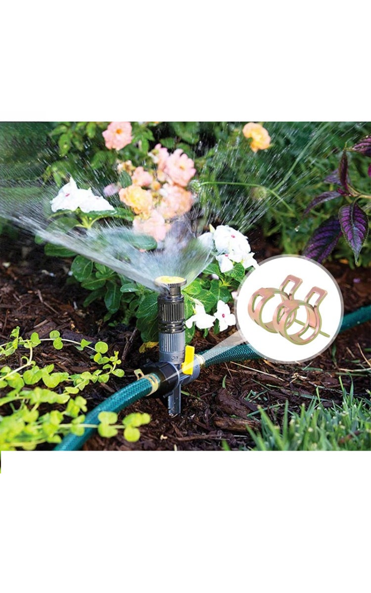 kashemano 60pcs Spring Band Type Hose Pipe Clamps, 6mm,9mm,10mm,12mm,14mm,15mm, Vacuum Low Pressure Air Hose Pipe Fasteners Clip - Image 5