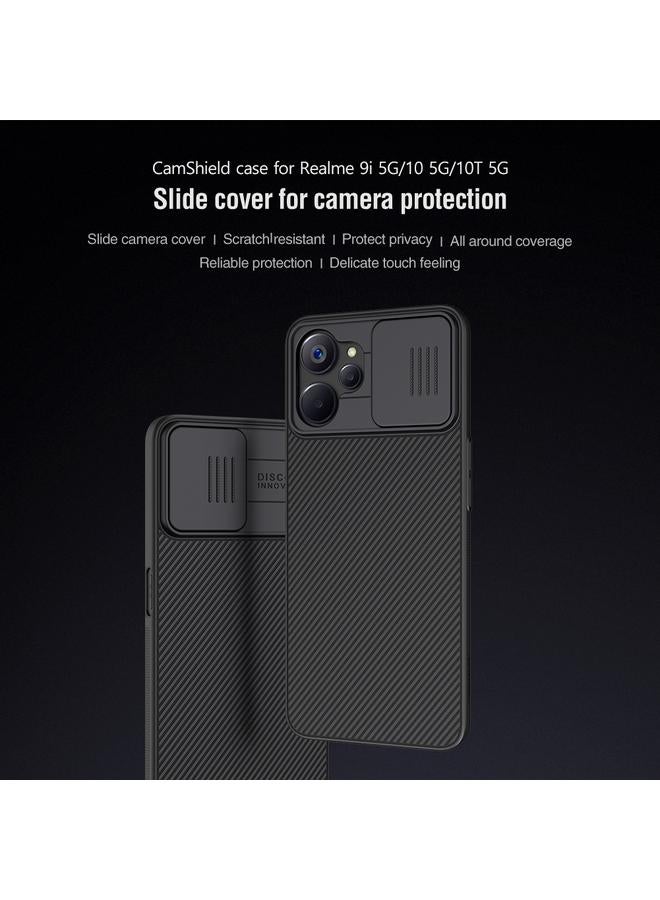 Nillkin Case For Realme 9i 5G / 10 5G / 10T 5G Black Mirror Series Camshield PC Phone Case - Image 5