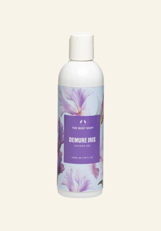 THE BODY SHOP Demure Iris Shower Gel – Refreshing Floral Body Wash with Jasmine, Amber & Cruelty-Free Musk, Gentle Cleanser for Fresh Scented Skin, 250ml - Image 1