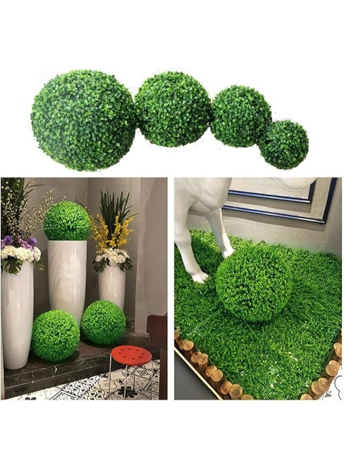 كرات زخرفية من خشب البوكس الاصطناعي – مثالية للمساحات الداخلية والخارجية - Image 5