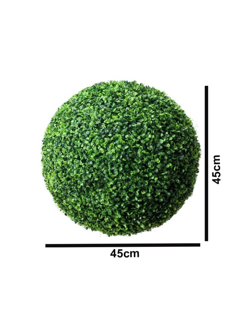 كرات زخرفية من خشب البوكس الاصطناعي – مثالية للمساحات الداخلية والخارجية - Image 2