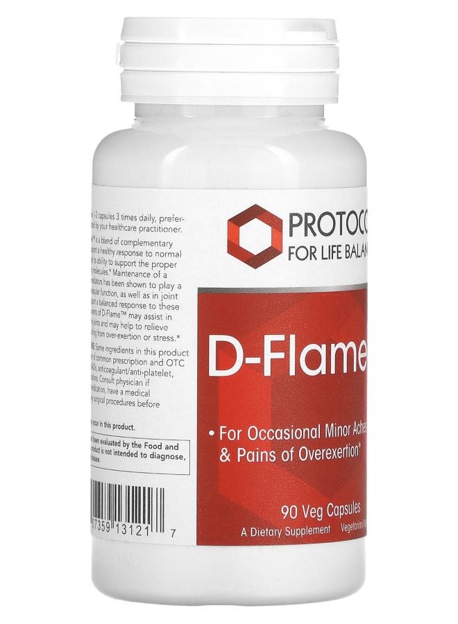 Protocol For Life Balance D-Flame 90 Veg Capsules - Image 2