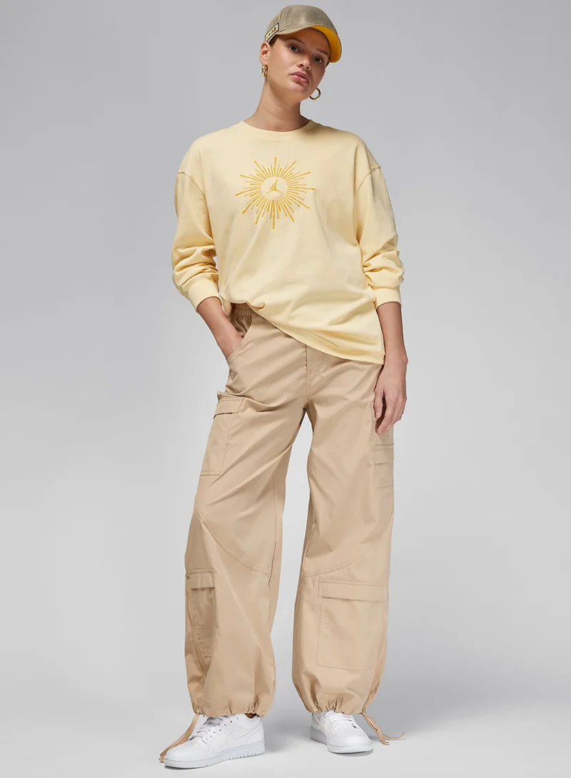 Jordan W J FLT LS OPTIMISM OS TEE