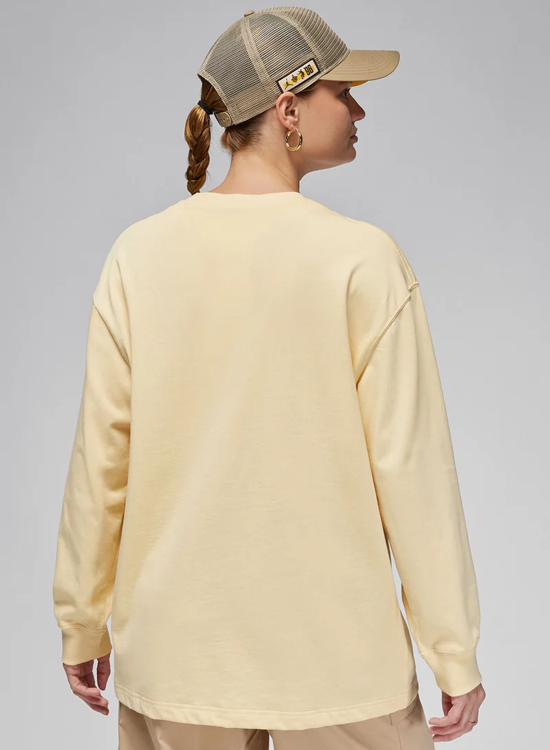 Jordan W J FLT LS OPTIMISM OS TEE