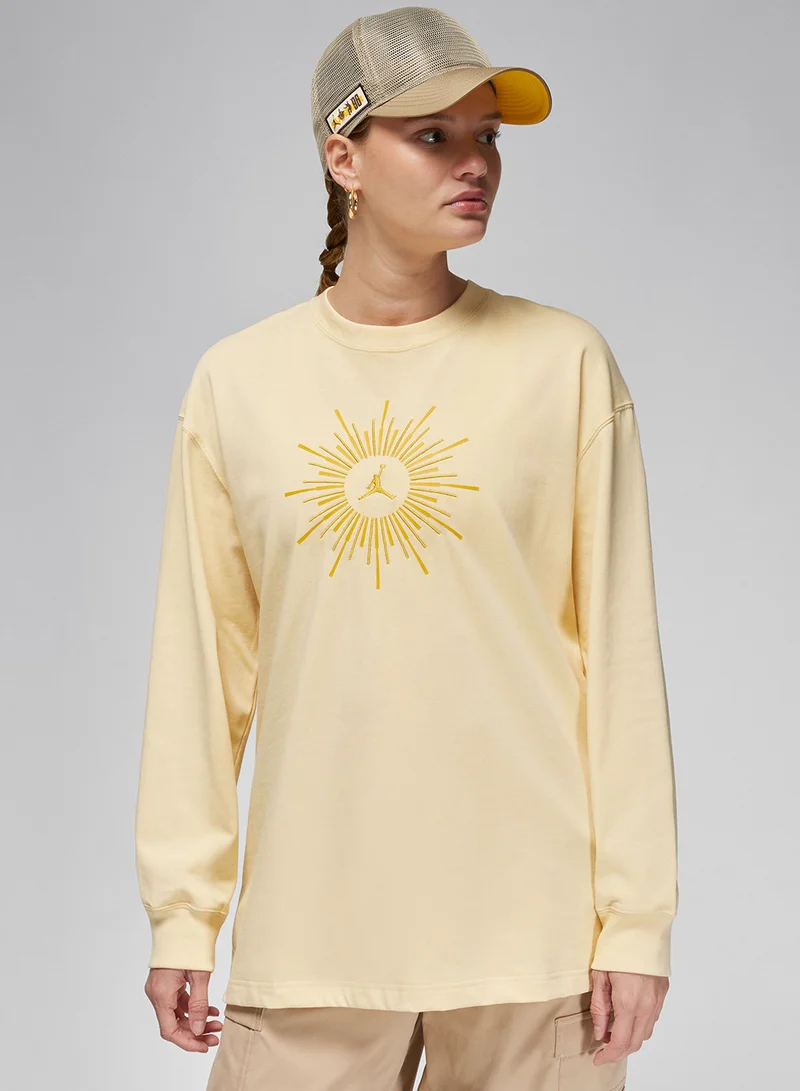 Jordan W J FLT LS OPTIMISM OS TEE