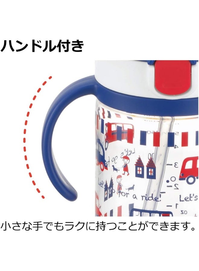 Richell Aqulea Outing Straw Mug 200ml Pink - Image 5