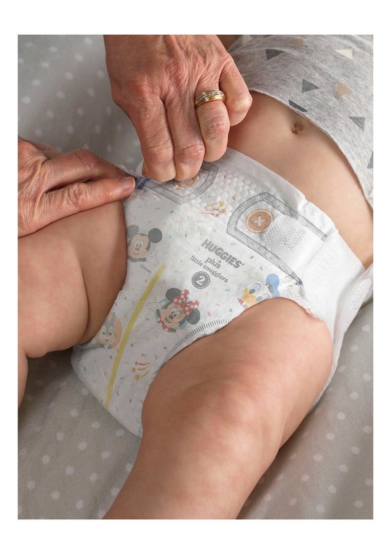 Huggies - 174-Piece Little Snugglers Plus With 2 in 1 Skin Protect Limited Edition Baby Diapers Size 2 - Image 1