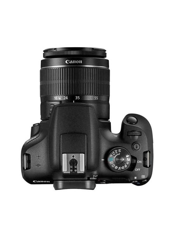 كانون هيكل كاميرا رقمية SLR EOS 2000D باللون الأسود + طقم 18-55 مم DCIII + عدسة EF 50MM 1.8 STM - Image 5
