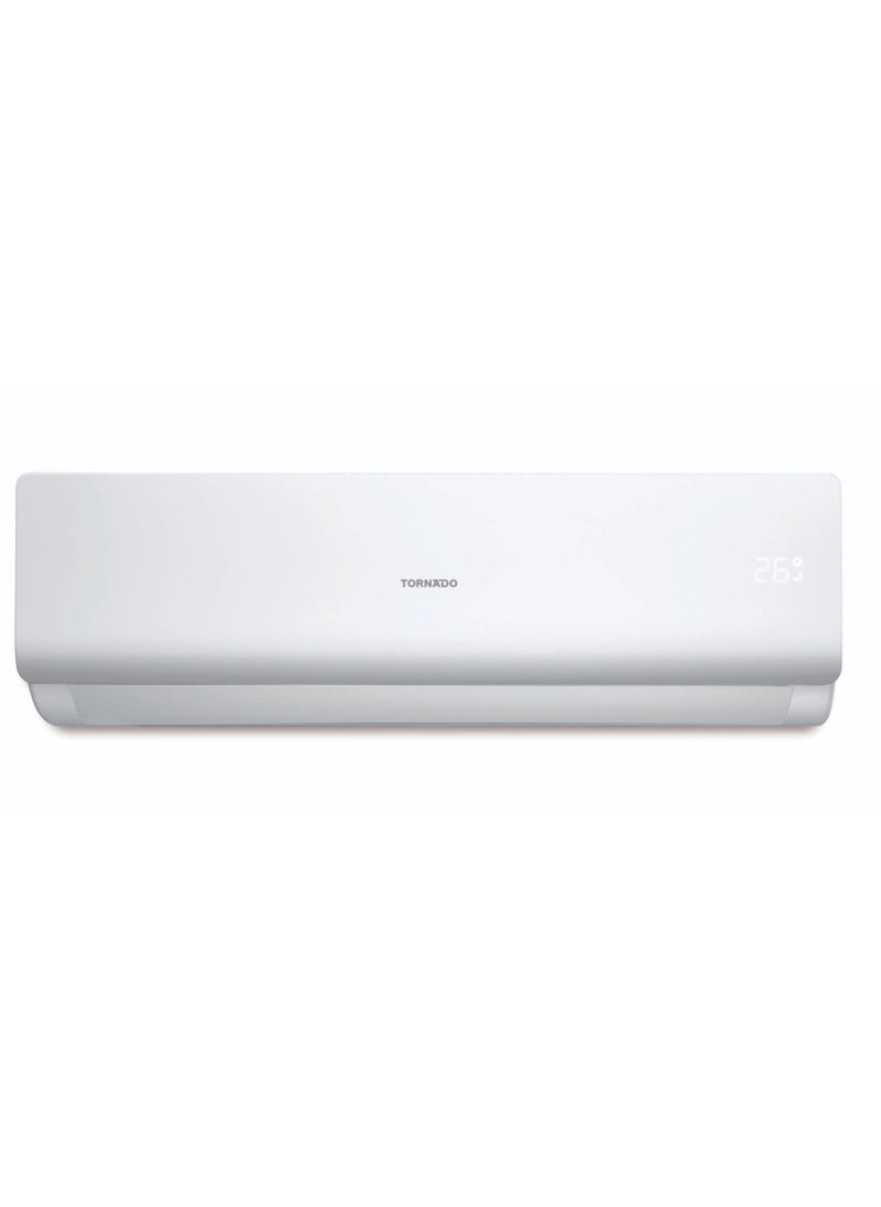 TORNADO 2.5 Ton Cool Split Air Conditioner, 27200 BTU, T3 Compressor, white, R410 Refrigerant, Turbo Mode, Digital Display, Golden fin, 4 Ways Swing, TH-C30AHK