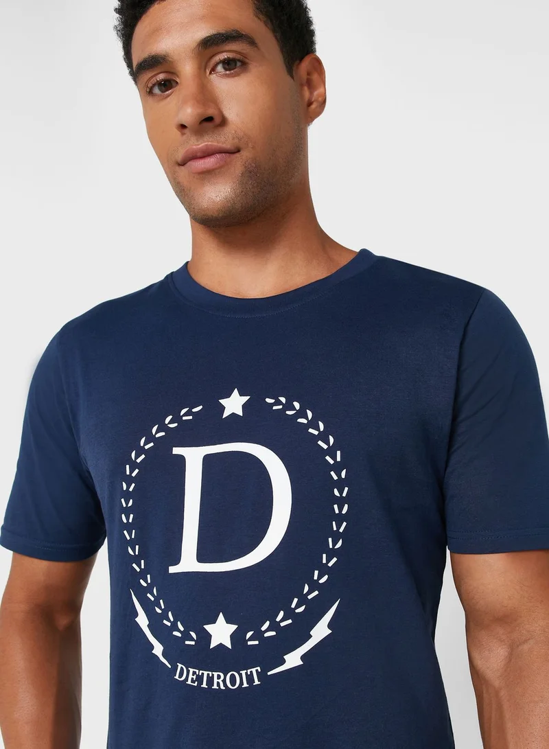 Seventy Five Wash Graphic T Shirt