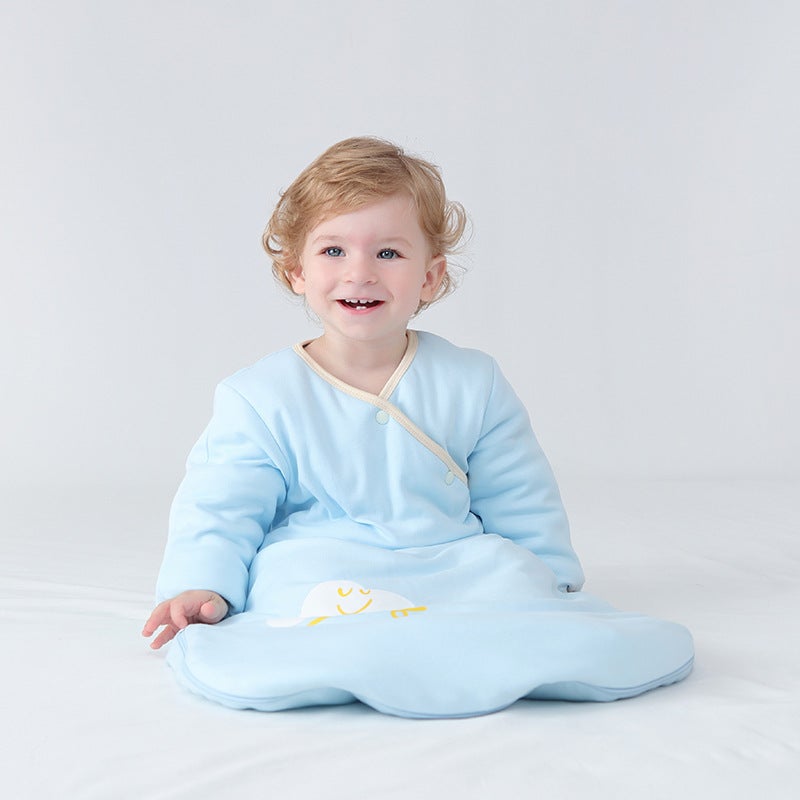 Baby Sleeping Bag Spring, Autumn and Winter Thick and Thin Pure Cotton Newborn Baby Boys and Girls Anti-kick Quilt Artifact for Children All Seasons - Image 3