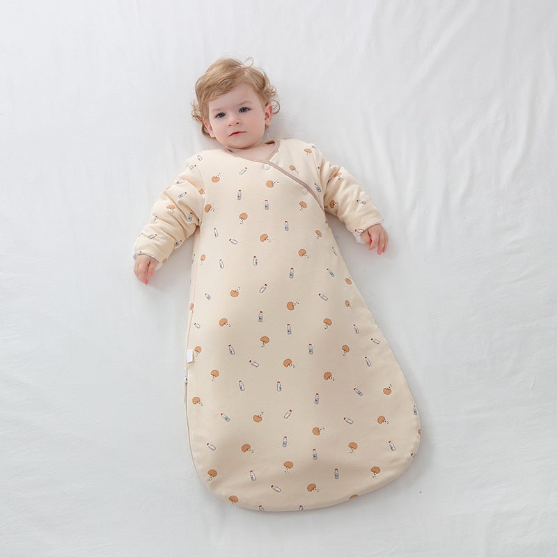 Baby Sleeping Bag Spring, Autumn and Winter Thick and Thin Pure Cotton Newborn Baby Boys and Girls Anti-kick Quilt Artifact for Children All Seasons - Image 5