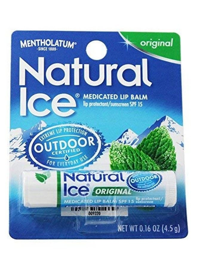 Natural Ice Mentholatum Natural Ice Lip Balm Original SPF 15 1 Each ( Pack of 2)  - Image 2