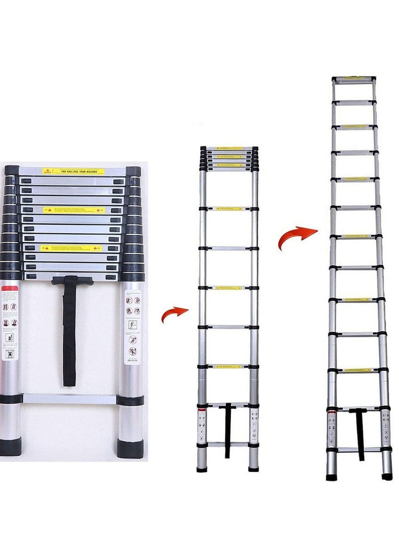 ROBUSTLINE Robustline Telescopic Ladder Straight 5M