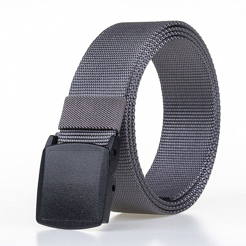 YKK Nylon Belt No-Metal Unisex Tactical Grey  - Image 1