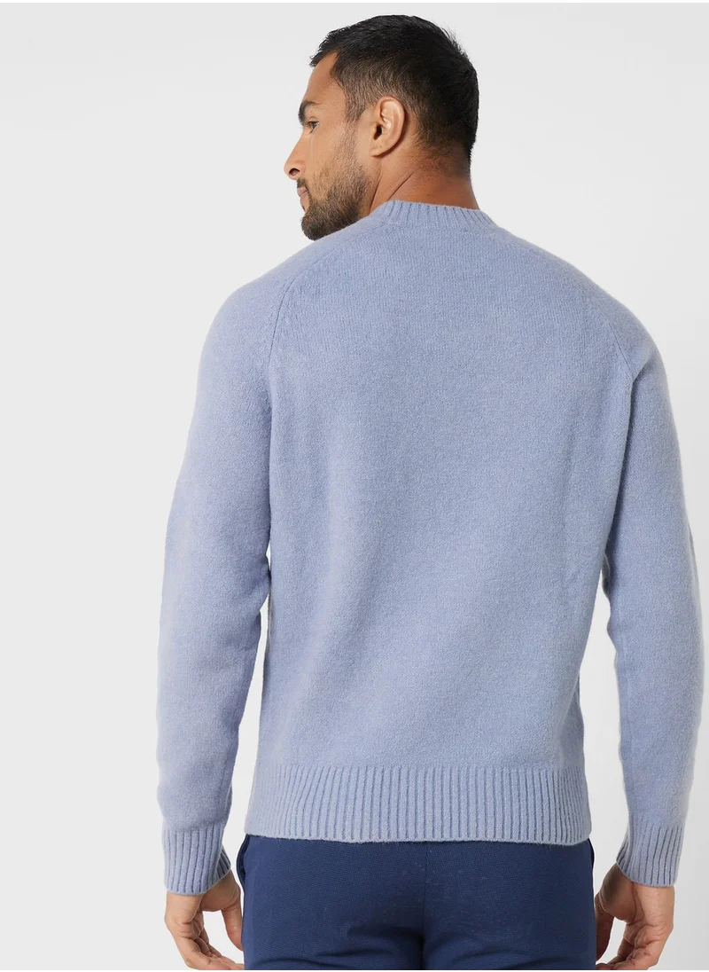 Mango Man Essential Crew Neck Sweater
