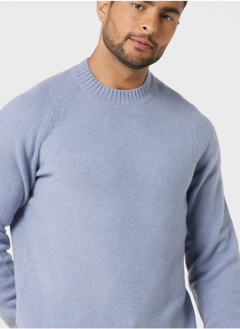 Mango Man Essential Crew Neck Sweater