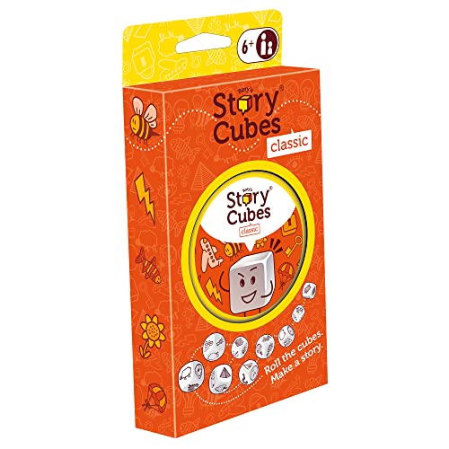 Asmodee Rory's Story Cubes Classic (Eco-Blister) - Spark Imagination with Limitless Storytelling, Creative Game for Kids & Adults, Ages 6+, 1+ Players, 10 Minute Playtime - Image 1