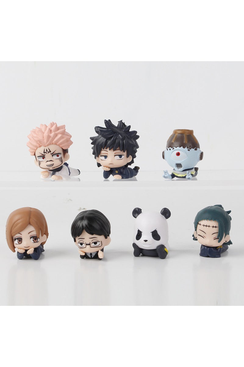No Box B 7pcs/set Jujutsu Kaisen Satoru Gojo Itadori Yuji Megumi Kugisaki Sukuna Geto Suguru Anime F