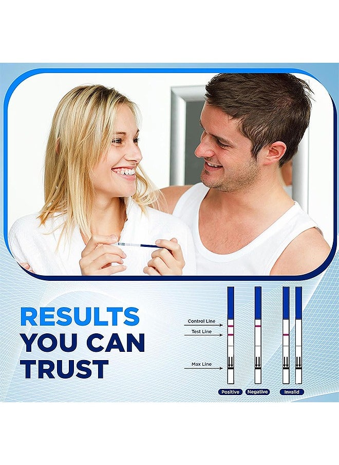 50 Pcs Pregnancy Test Strips with 50 Collection Cups, Early Detection Pregnancy Tests Kit, Highly Accurate Fast Results