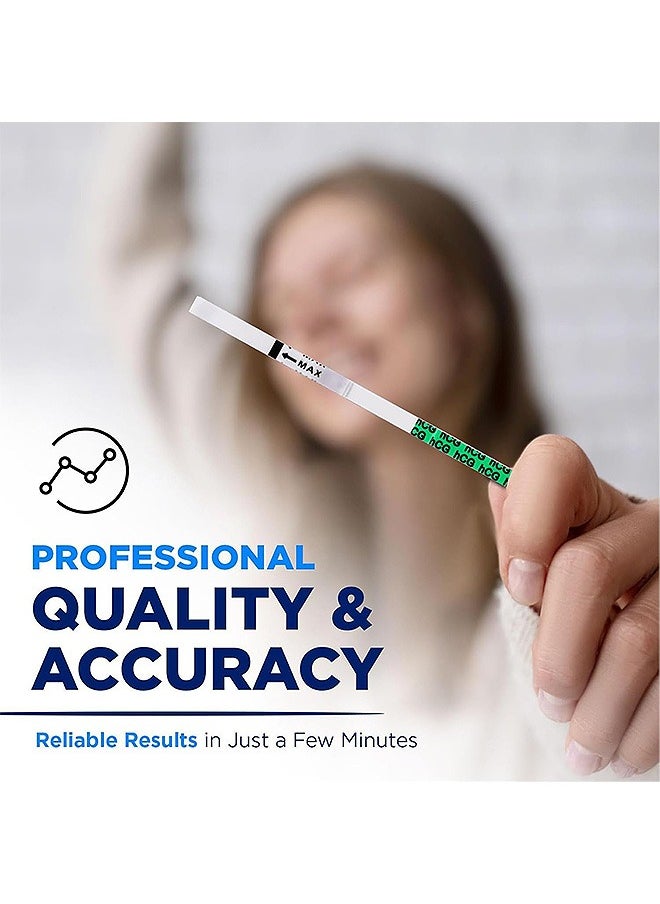 50 Pcs Pregnancy Test Strips with 50 Collection Cups, Early Detection Pregnancy Tests Kit, Highly Accurate Fast Results