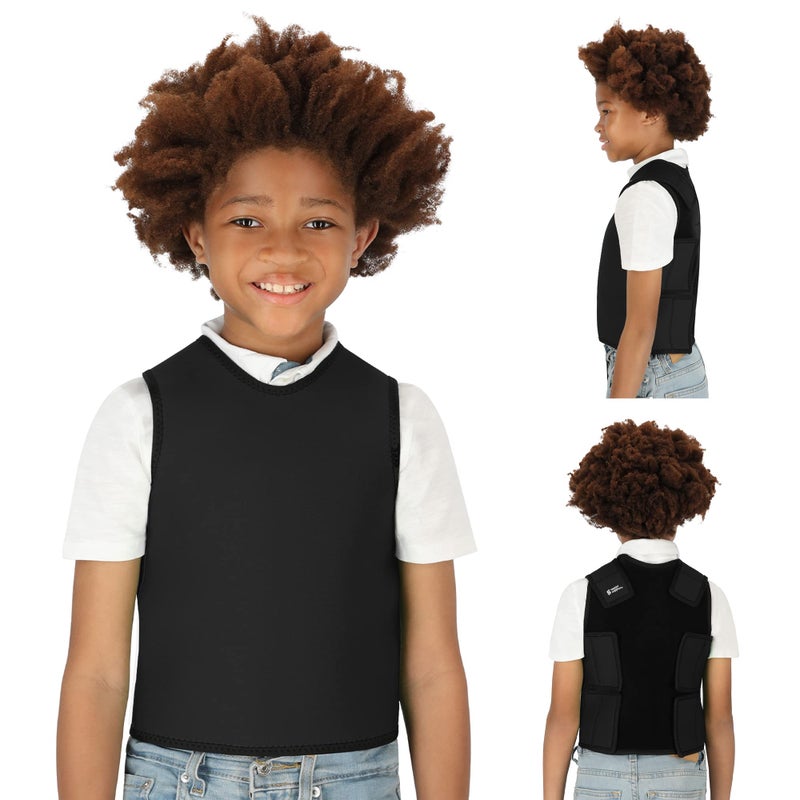 Special Supplies Special Supplies Sensory Compression Vest Deep Pressure Comfort Black Small