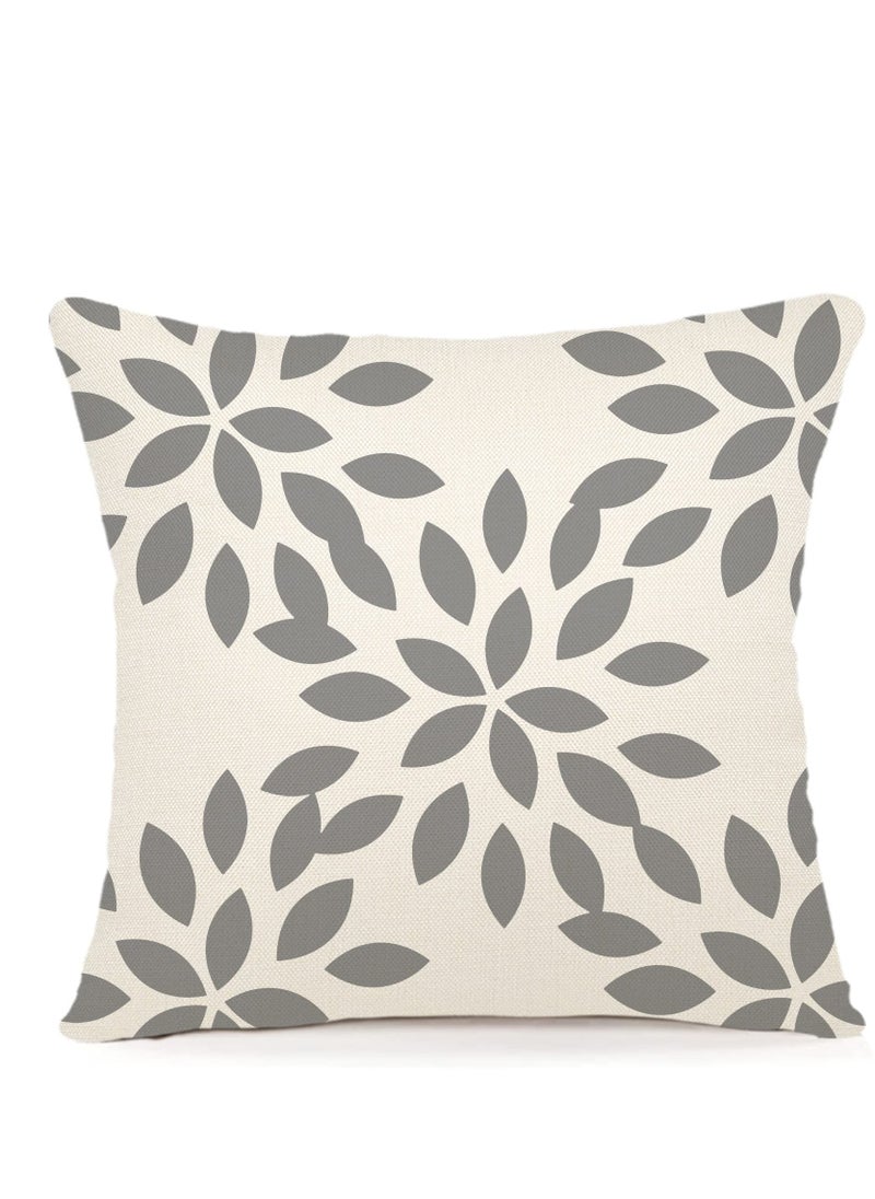 Daytoyz Pillow Covers, Modern Sofa Throw Pillow Cover, Decorative Outdoor Linen Fabric Pillow Case for Couch Bed Car 45x45cm for Home (Light Blue, 18x18,Set of 4)  - Image 3