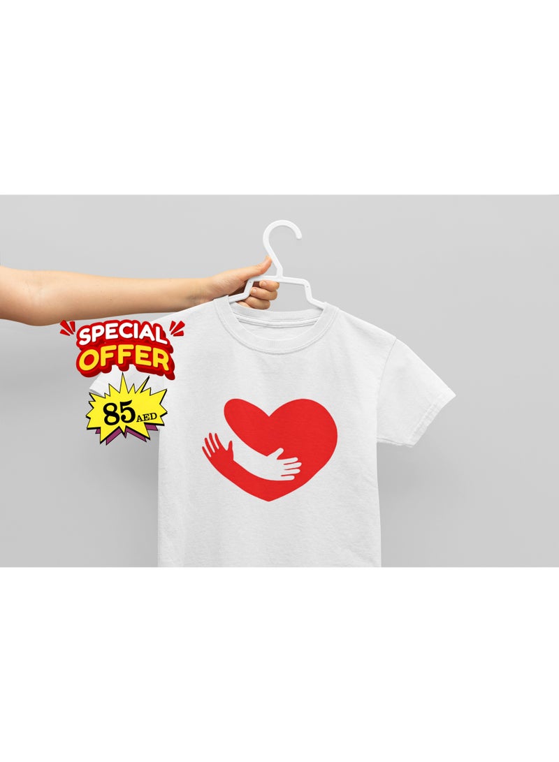 ZOOM Soft Cotton Kids Heart Day T-Shirt