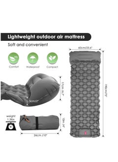 Ultralight Portable Inflatable Sleeping Pad with Built-in Foot Pump and Pillow, Ideal for Camping, Backpacking, and Hiking - pzsku/Z61B427A9FB9312939754Z/45/_/1724591273/db1c22a3-6e4f-4b1d-927d-1b299ff44212