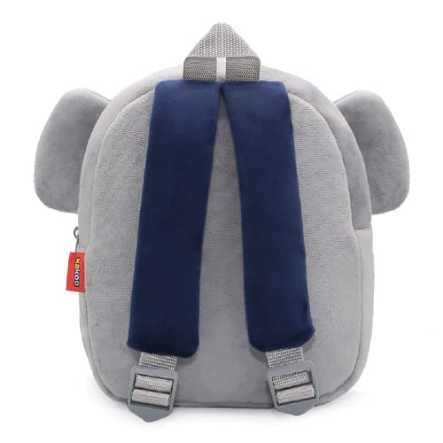 Rekome Cute Animal Cartoon Backpack School Bag, for Toddler Children Boys Girls, 3-5 Years Old, for Kindergarten Kids, Children, Unisex (Elephant)… - Image 5