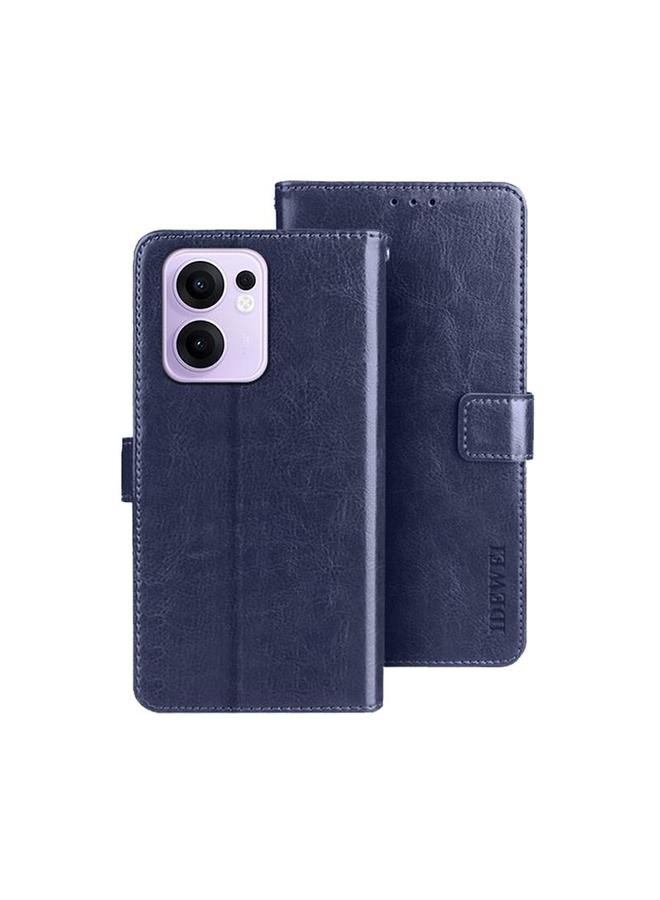The Bros Case For OPPO Reno13 F 5G Crazy Horse Texture Leather Phone Case