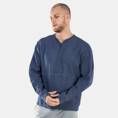 Nike Men's Dri-FIT Half-Zip Training Restore Long-Sleeve T-Shirt
