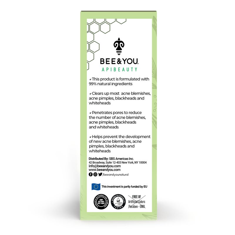 BEE & YOU BEE and YOU Acne Treatment with Salicylic Acid, Bee Venom and 100% Natural Propolis Extract Acne Serum for Face and Body to Control and Clear Breakouts |1 Ounce - Image 4