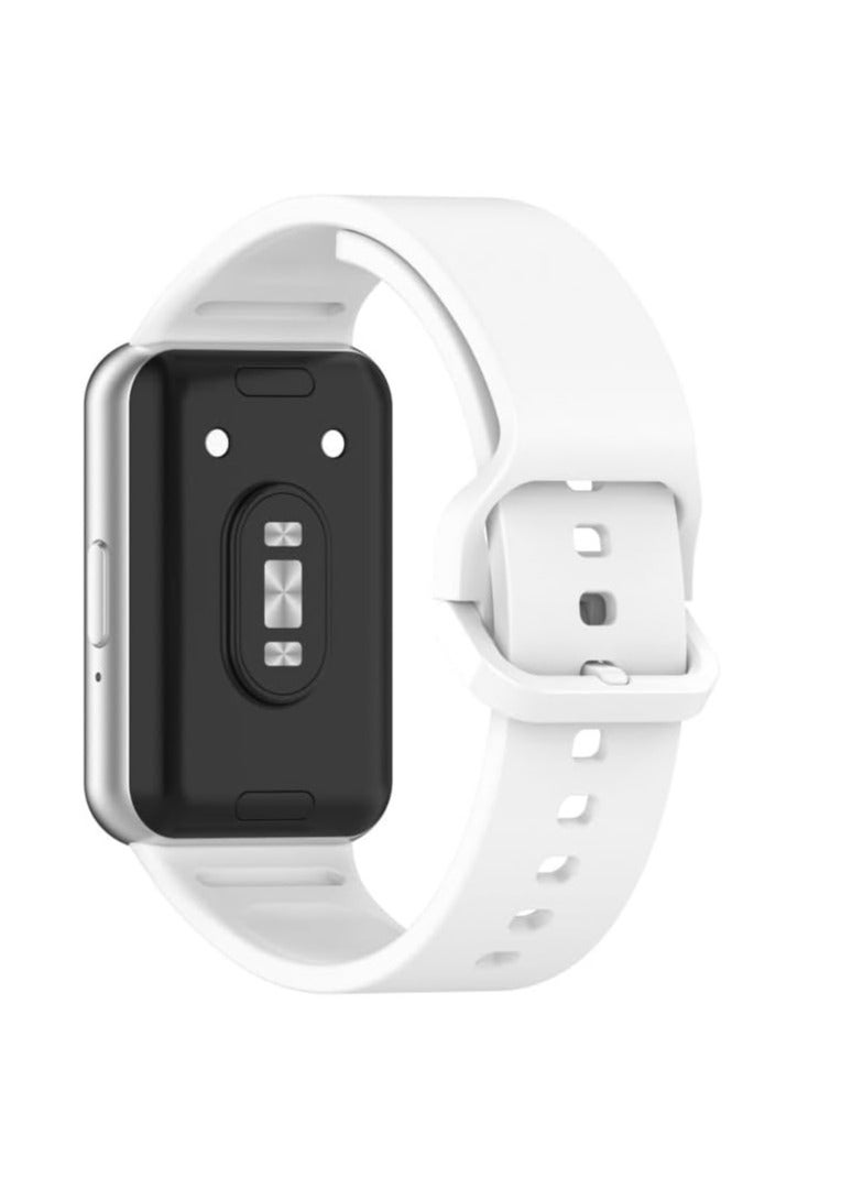 Soft Silicone Replacement Sport Watch Band Compatible with Samsung Galaxy Watch Fit 3, Quick Release Sweatproof Strap for Men Women