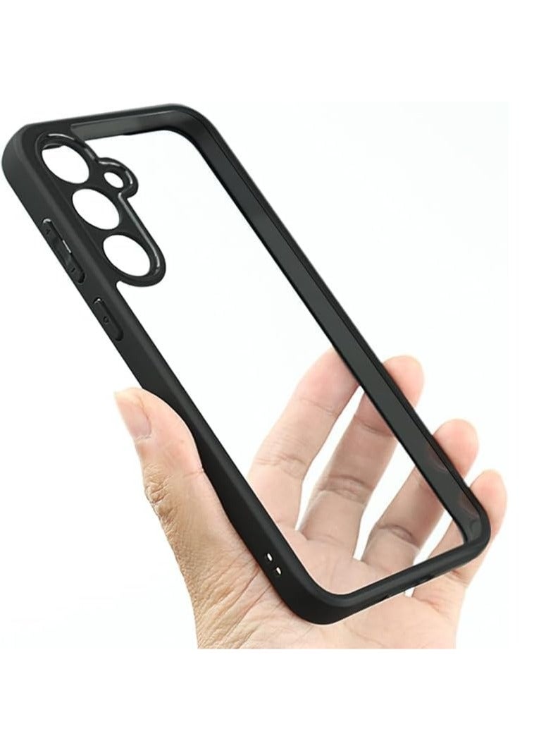 Case Cover Shockproof Hard PC Back Soft TPU Frame Anti-yellowing Slim Protective Cover Compatible with Samsung Galaxy A36 (Clear) - Image 4