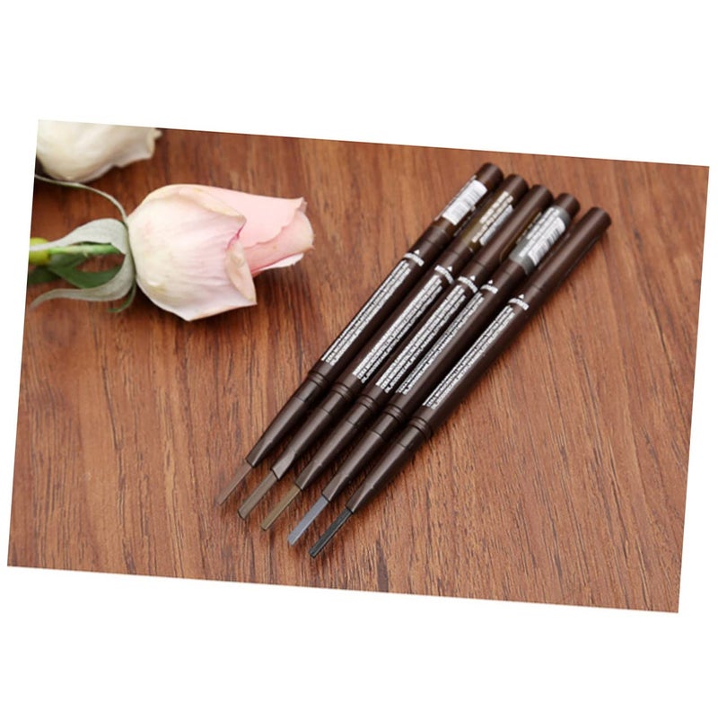 DOITOOL 1piece Eyebrow Pencil and Brush Set Auto-rotating Design for Precise Eyebrow Makeup Application Portable Travel for Skin Types - Image 3