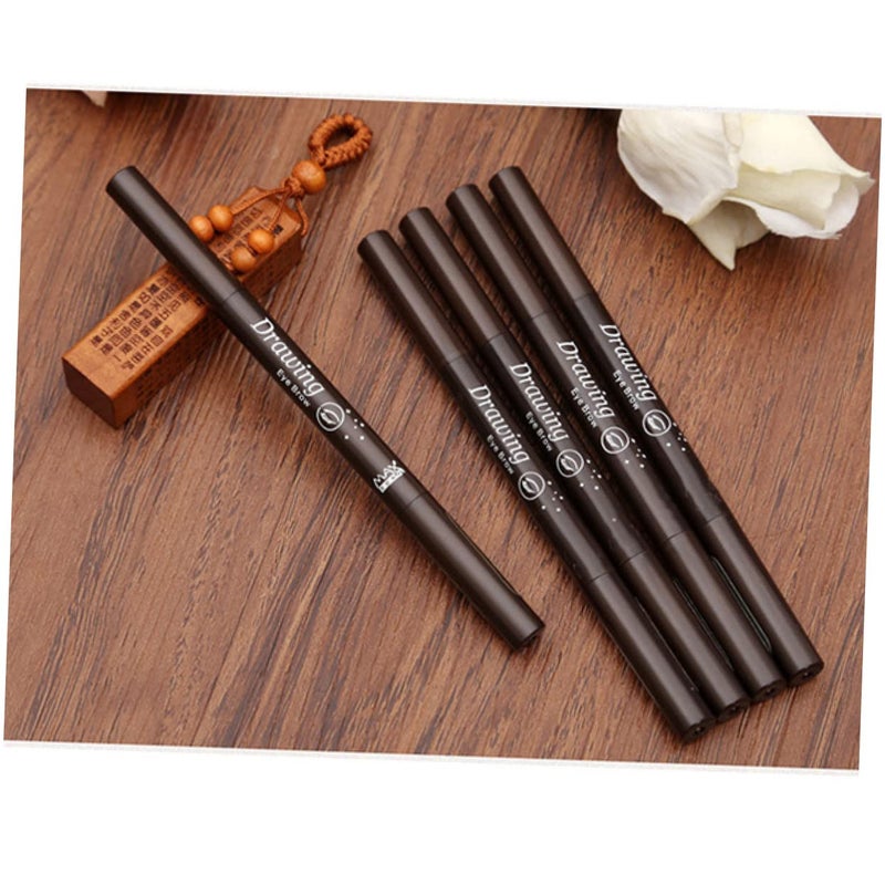 DOITOOL 1piece Eyebrow Pencil and Brush Set Auto-rotating Design for Precise Eyebrow Makeup Application Portable Travel for Skin Types - Image 2