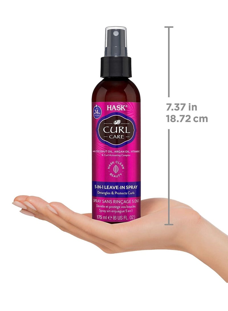 HASK Hask Curl Care 5 In 1 Leave In Conditioner Spray For All Curl Patterns  - Image 2