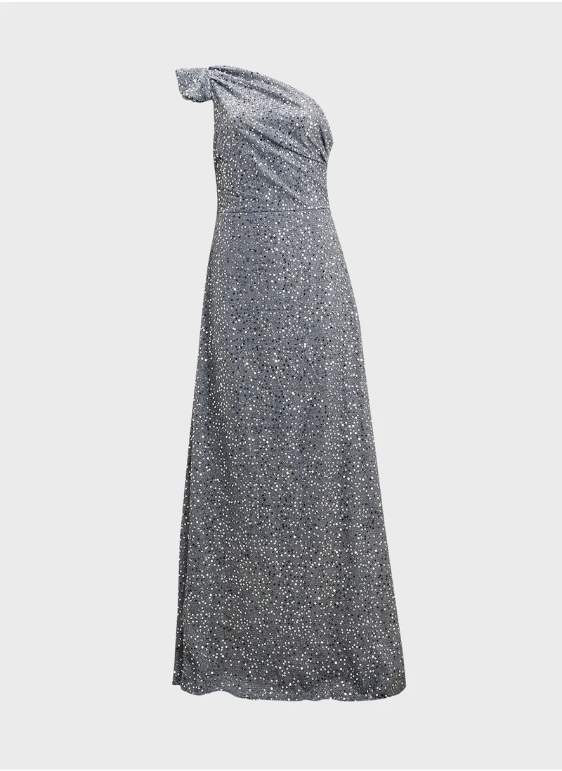 ايلا ليمتد اديشن One Shoulder Shimmer Dress