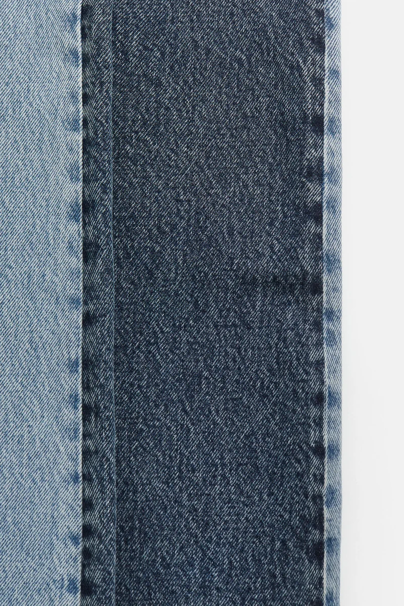 H&M Two-toned baggy jeans