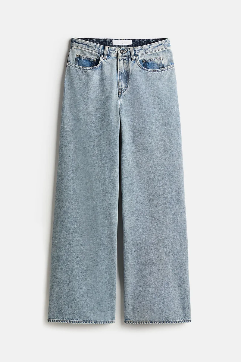 H&M Two-toned baggy jeans