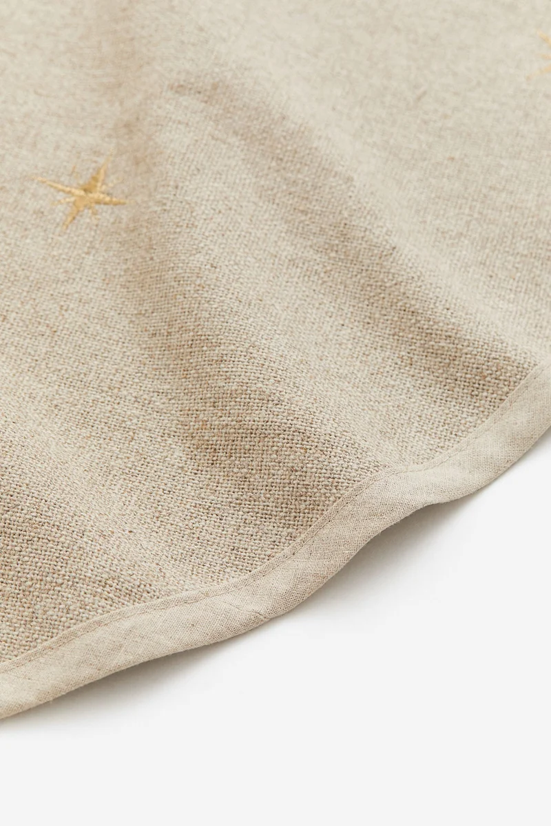 H&M Linen-blend Christmas tree mat